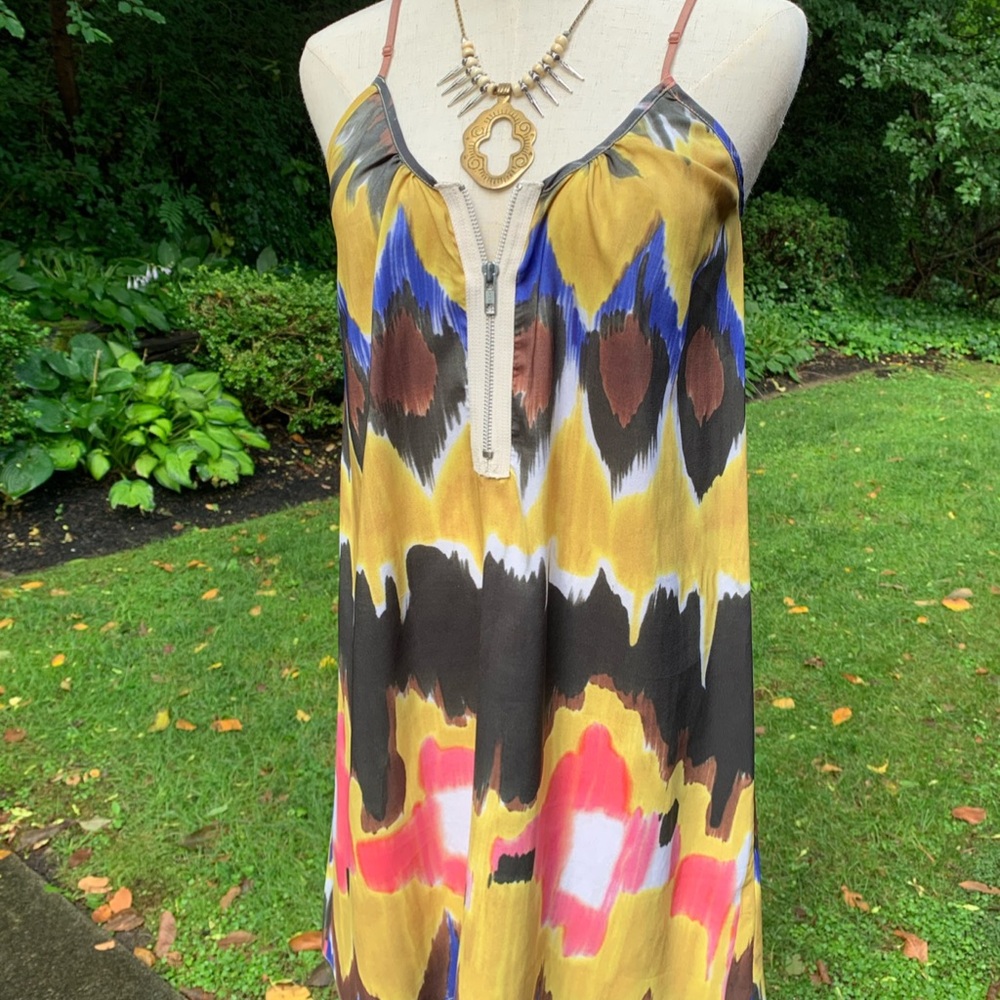 Celeb Designer Silk Slip Dress
